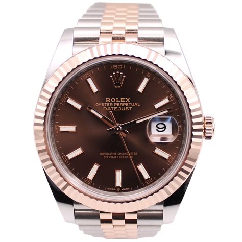 41mm rolex chocolate diamond.rolex|Rolex datejust watch.